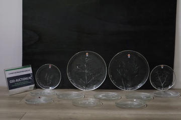 Afbeelding van Humppila Lasi Koivunoksa vintage glazen schaal