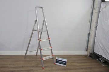 Afbeelding van 4-Treeds Aluminum Huishoudladder