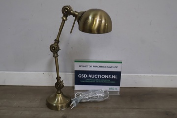 Afbeelding van Retro Messing Bureaulamp