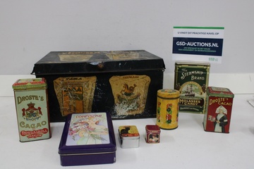 Afbeelding van Set van 8 Vintage Voorraadblikken