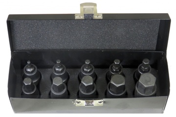 Afbeelding van Kracht imbusdop set 1/2'' 10 dlg in koffer