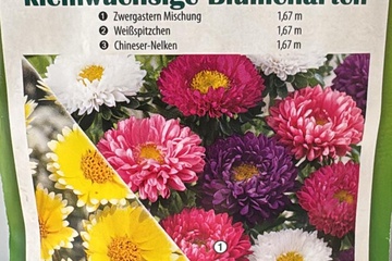 Afbeelding van 3 zakjes zaadmat 5 meter Bonte zomerbloemen tht 31-12-25