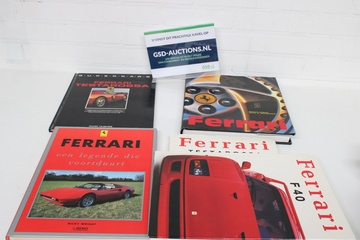 Afbeelding van Mix van 5 Boeken over Ferrari