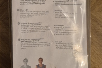 Afbeelding van Hoogte compensatie zool