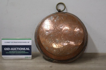 Afbeelding van Antieke koperen vergiet