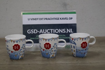 Afbeelding van Douwe Egberts koffiekopjes 3 stuks''