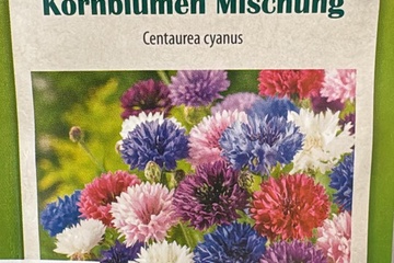 Afbeelding van 2 zakjes zaadjes voor korenbloemen mix tht 31-12-2025