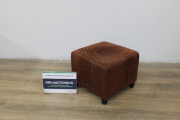 Afbeelding van Bruin Stoffen Poef'