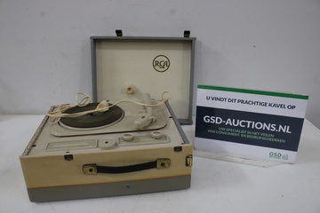 Afbeelding van Vintage Draagbare RCA Koffergrammofoon