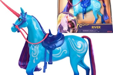 Afbeelding van Unicorn Academy - Eenhoorn River - met hoofdstel en zadel