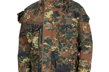 Afbeelding van MFH Smock commando jas ripstop met achtertas flecktarn maat X-Large