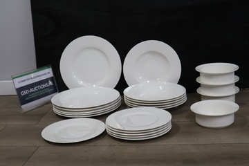 Afbeelding van Villeroy & Boch borden en soepkommen 22 stuks