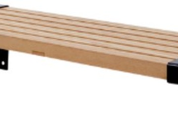 Afbeelding van Houten wandplank Licht bruin