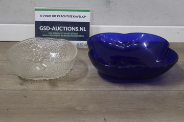 Afbeelding van Glazen schalen 2 stuks''