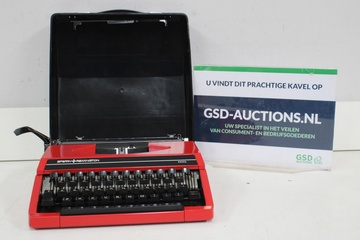 Afbeelding van Vintage Rood/Zwarte Sperry Remington Typemachine