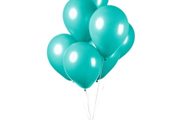 Afbeelding van Ballonnen – 4x 25st – turquoise – Ø30cm