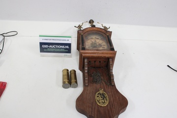 Afbeelding van Antiek Friese Staartklok - Wuba - Met Maanstand