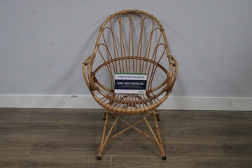Afbeelding van Vintage Rohé Rotan Fauteuil - Jaren '60