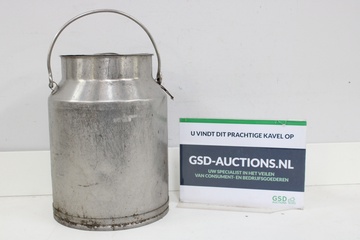 Afbeelding van Vintage Metalen Melkbus met Hengsel