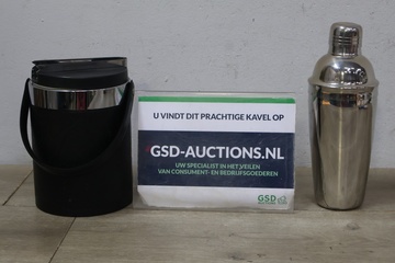 Afbeelding van Cocktailshaker en een ijsemmer''
