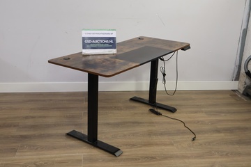 Afbeelding van Elektrisch Verstelbaar Sta-Bureau met Zwart Frame