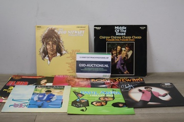 Afbeelding van Verzameling vintage pop & rock vinylplaten