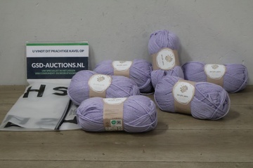 Afbeelding van Paarse acrylgaren 5 stuks'