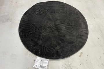 Afbeelding van vidaxl vloerkleed stilo 120x120 antraciet rond