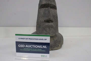 Afbeelding van Stenen Paaseiland Moai Tuinbeeld