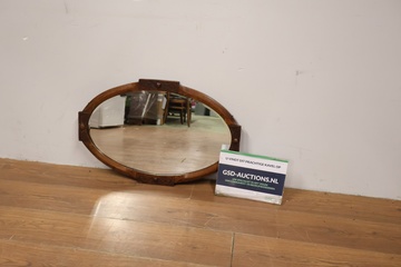 Afbeelding van Vintage Ovale Wandspiegel