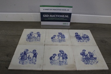 Afbeelding van Verzameling Antieke Wandtegels