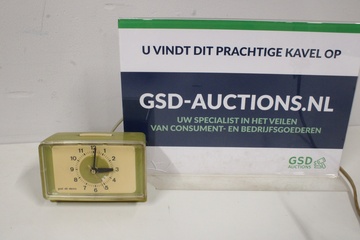 Afbeelding van Vintage Groene Wekker van Good Old Electric
