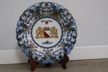 Afbeelding van Aardewerk wandbord van Tichelaar Makkum