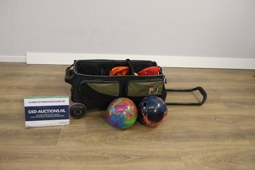 Afbeelding van Set van 2 Bowlingballen in Rolkoffer