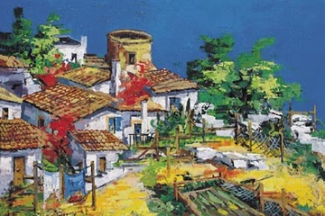 Afbeelding van Roberto di Viccaro - Colori dell Isola - Afm. 50x70 cm