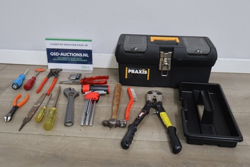 Afbeelding van Praxis Gereedschapskist Gevuld met Handgereedschap