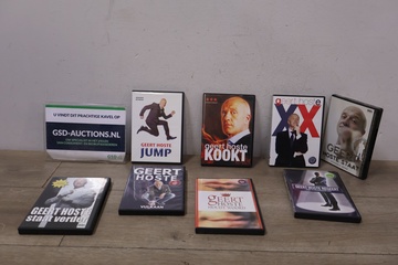 Afbeelding van DVD's van de cabaretier Geert Hoste 8 stuks