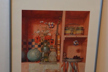 Afbeelding van Litho van M. Röling: 'Zomer'. No. 75/76 stuks