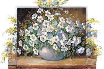 Afbeelding van Anna Paleta , Bouquet of wild flowers - Afm: 50x60 cm