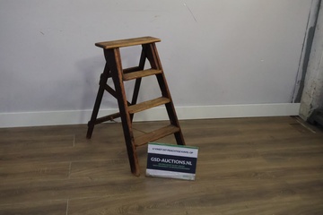 Afbeelding van Houten Vintage Keukentrap