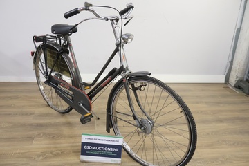 Afbeelding van Zwarte Raleigh Stadsfiets