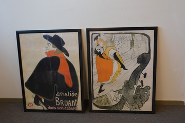 Afbeelding van 2 Reclamepostersv Toulouse Lautrec: Bruant en Avril