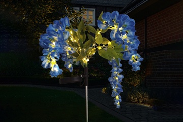 Afbeelding van Solar tuinverlichting- wisteria - blauwe regen