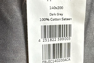 Afbeelding van Topperhoeslaken 18X200 Beige 100% katoen  Percale