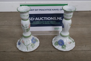 Afbeelding van Keramische kandelaars 2 stuks