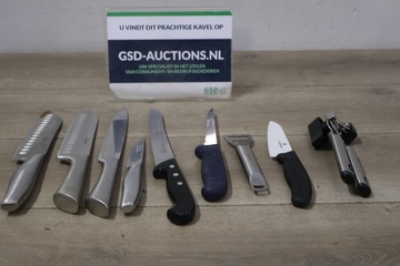 Afbeelding van Keukenmessen 7 stuks, flessenopener en blikkenopener