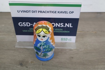 Afbeelding van Vintage Traditionele Russische Matroesjka-Pop