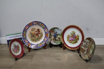 Afbeelding van Mix van decoratieve wandborden 5 stuks