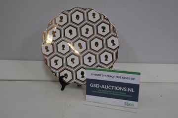 Afbeelding van Decoratief bord met silhouetmotieven