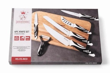 Afbeelding van 2x Royal Swiss - Messenset - 6-delige - Wit